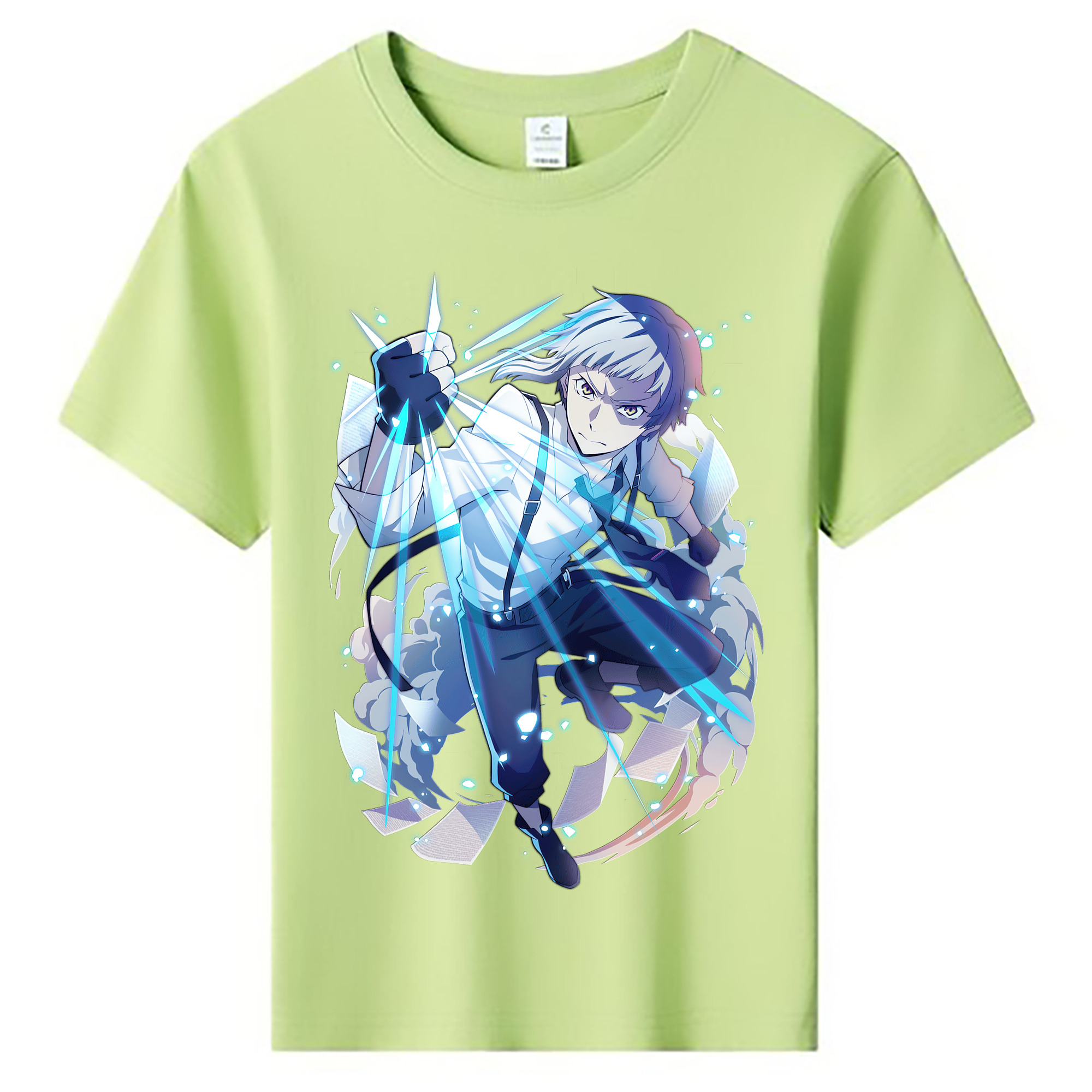 （画像用） 文豪ストレイドッグス Bungo Stray Dogs 綿100％キッズTシャツ（フロントプリント）